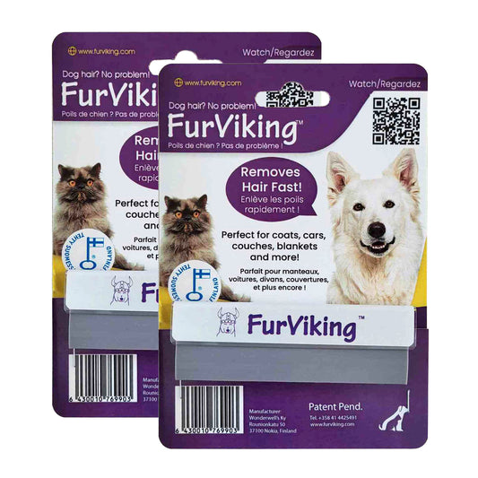 FurViking Pet Hair Removal Tool (Pack of 2)